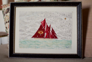
                  
                    Load image into Gallery viewer, RAINY DAY, Red Sails
                  
                