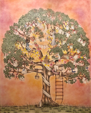 
                  
                    Load image into Gallery viewer, The Tree of Wishes, Original Artwork
                  
                
